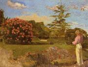 Frederic Bazille Little Gardener oil on canvas